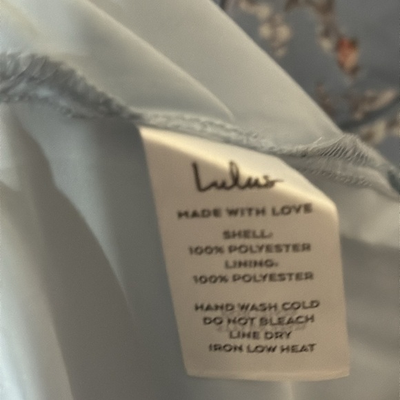 Lulu's Light Blue Floral Dress - Picture 8 of 8